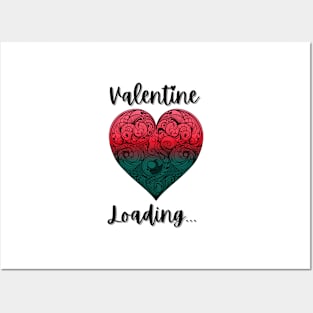 Valentine loading gradient Posters and Art